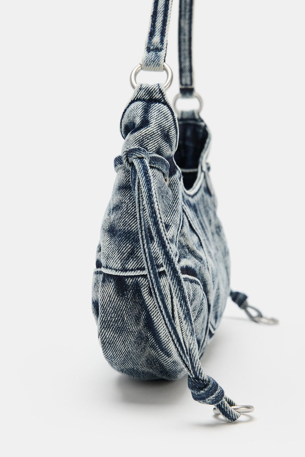 BOLSO DE HOMBRO DENIM / Azul Vaquero - Zara фото 5