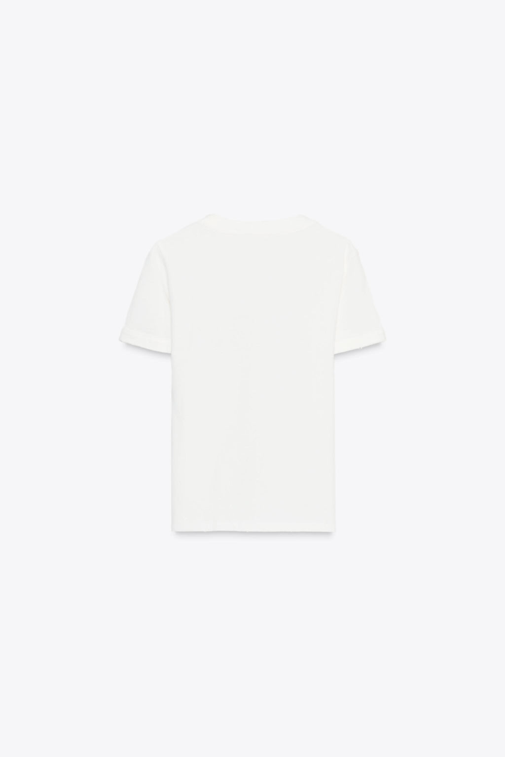 SLOGAN RIPPED COTTON T-SHIRT - Zara фото 16