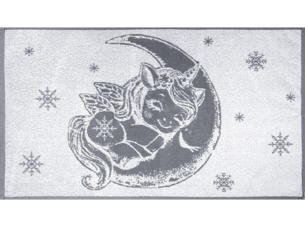 Полотенце махровое 6с103.412ж1 На луне(графит5) 50х90см