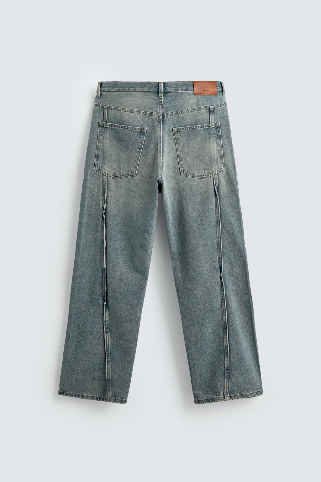BAGGY JEANS WITH SEAMS - Zara фото 9