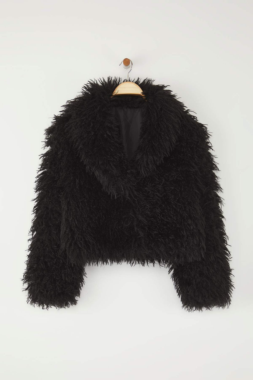Siyah Oversize Kal?p Kurk Mont TWOAW26MO00051