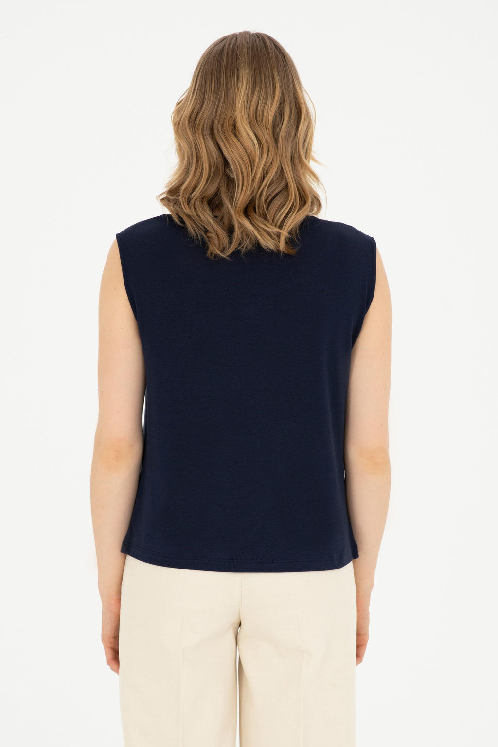 Женская темно-синяя футболка - U.s. polo assn фото 12