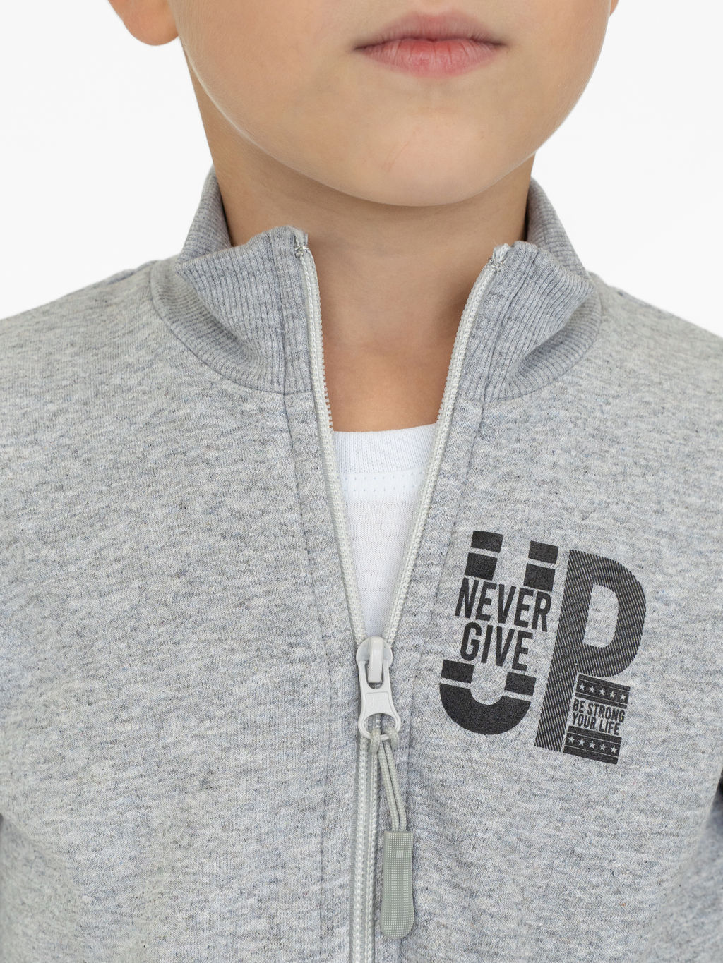 Костюм детский меланж "не сдавайся" (128)