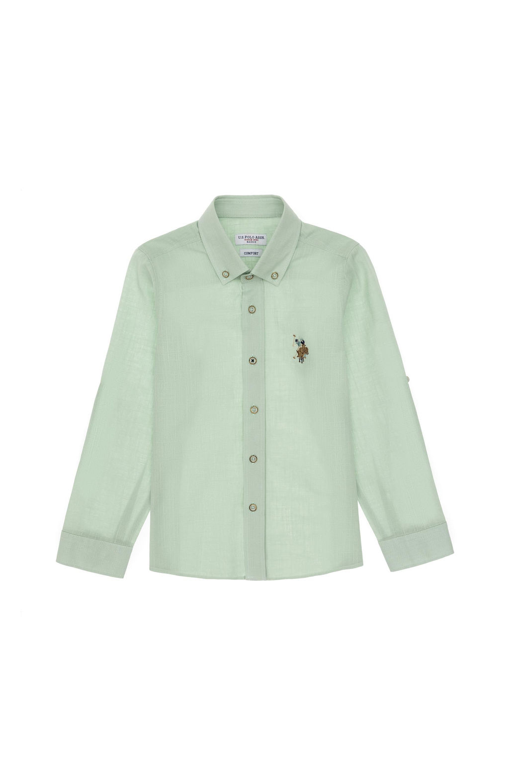 Erkek _ocuk Su Ye_ili Uzun Kollu Basic G_mlek Sepette S_rpriz _ndirim - U.s. polo assn фото 2