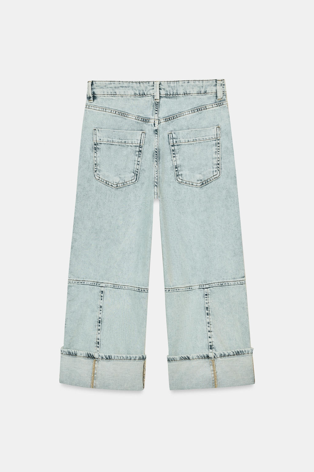 ZW COLLECTION MID-WAIST CAPRIS JEANS - Zara фото 6