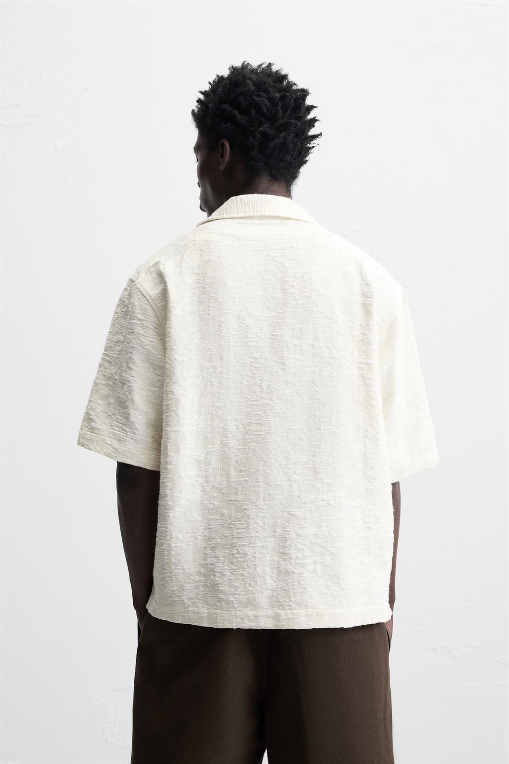TEXTURED JACQUARD SHIRT - Zara фото 21