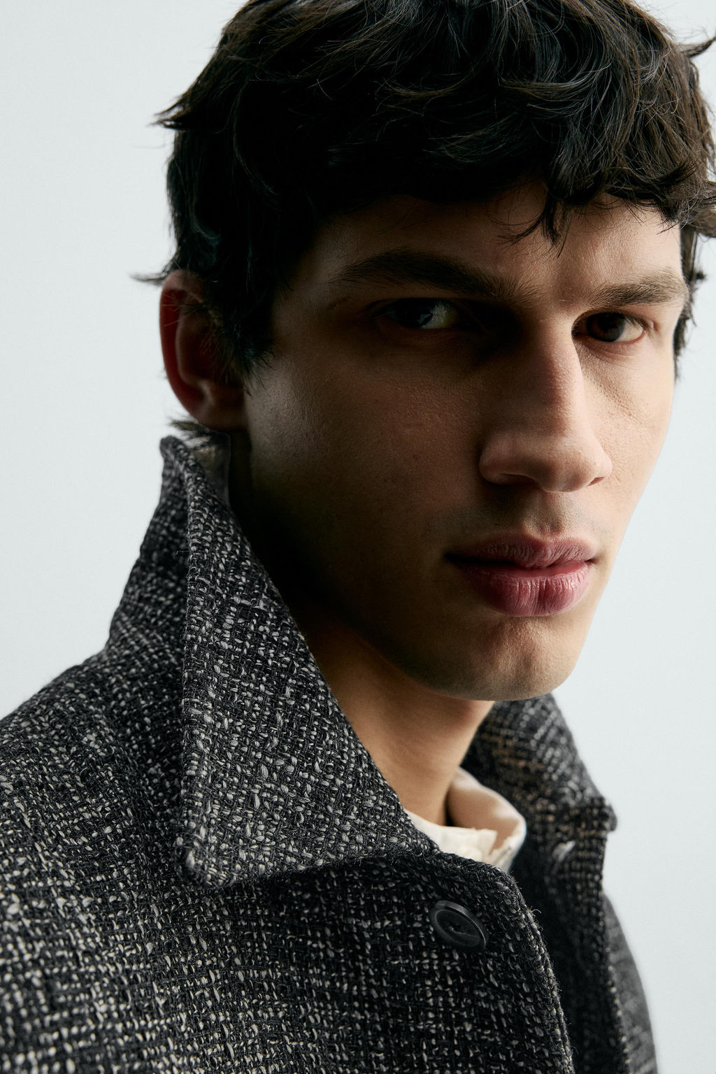 TEXTURED OVERSHIRT WITH POCKETS - Zara фото 7