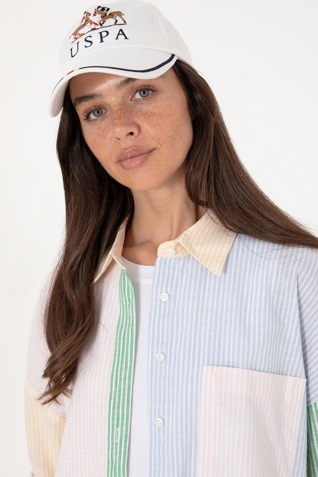 Kad_n A__k Pembe _izgili Uzun Kollu G_mlek Sepette S_rpriz _ndirim - U.s. polo assn фото 2