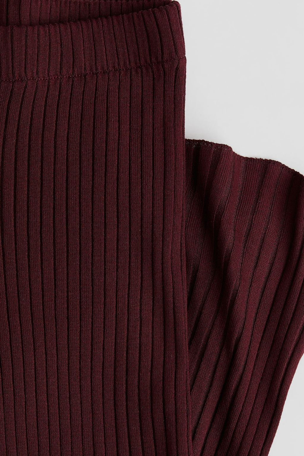 Pantalon acampanado en punto de canale - H&m фото 4