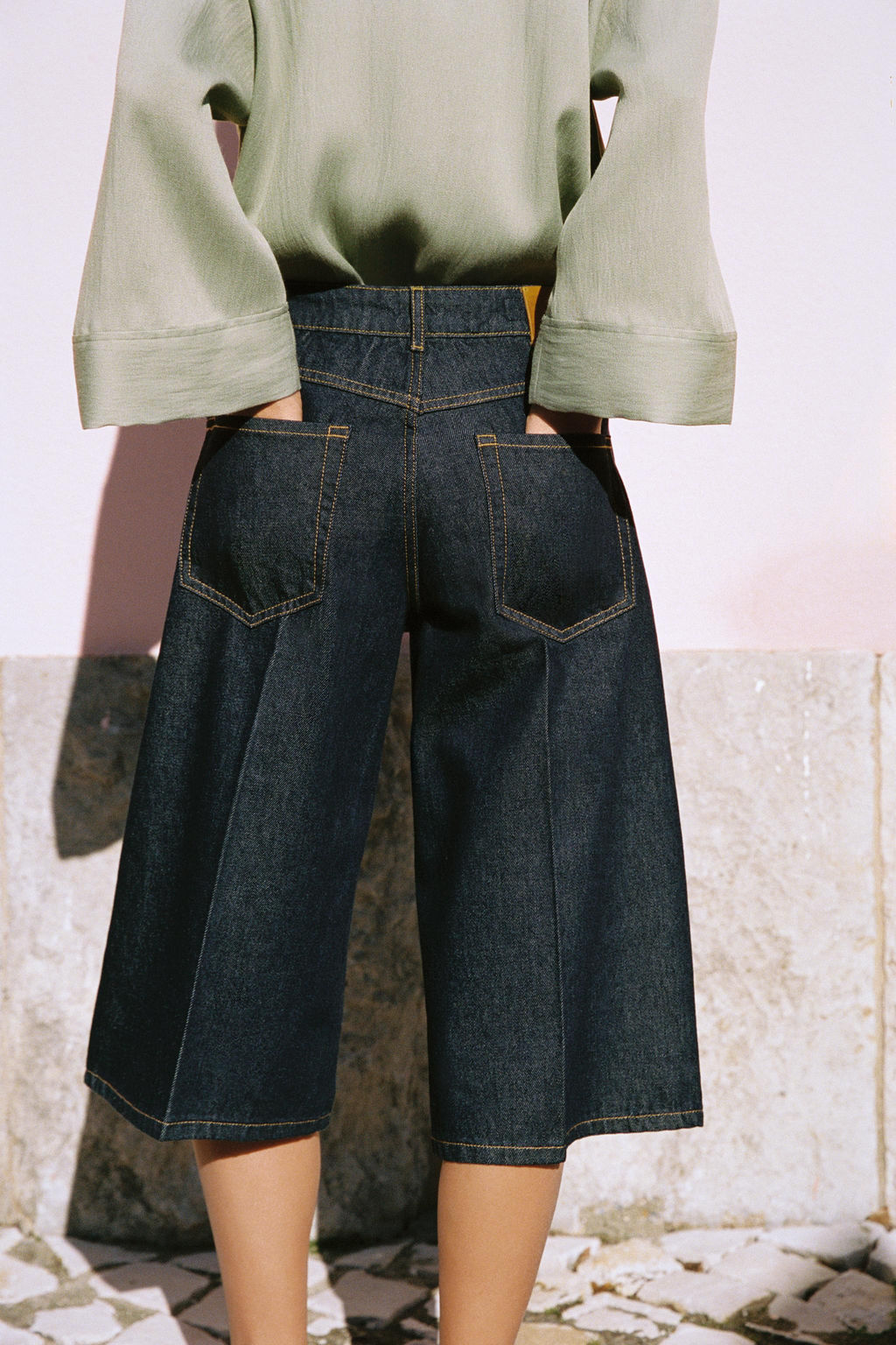 BERMUDA Z1975 LARGA DENIM / Azul - Zara фото 4