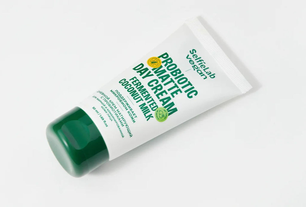 SelfieLab VEGAN Крем для лица ночной матирующий с пробиотиками для жирной и комб. кожи,туба 50мл