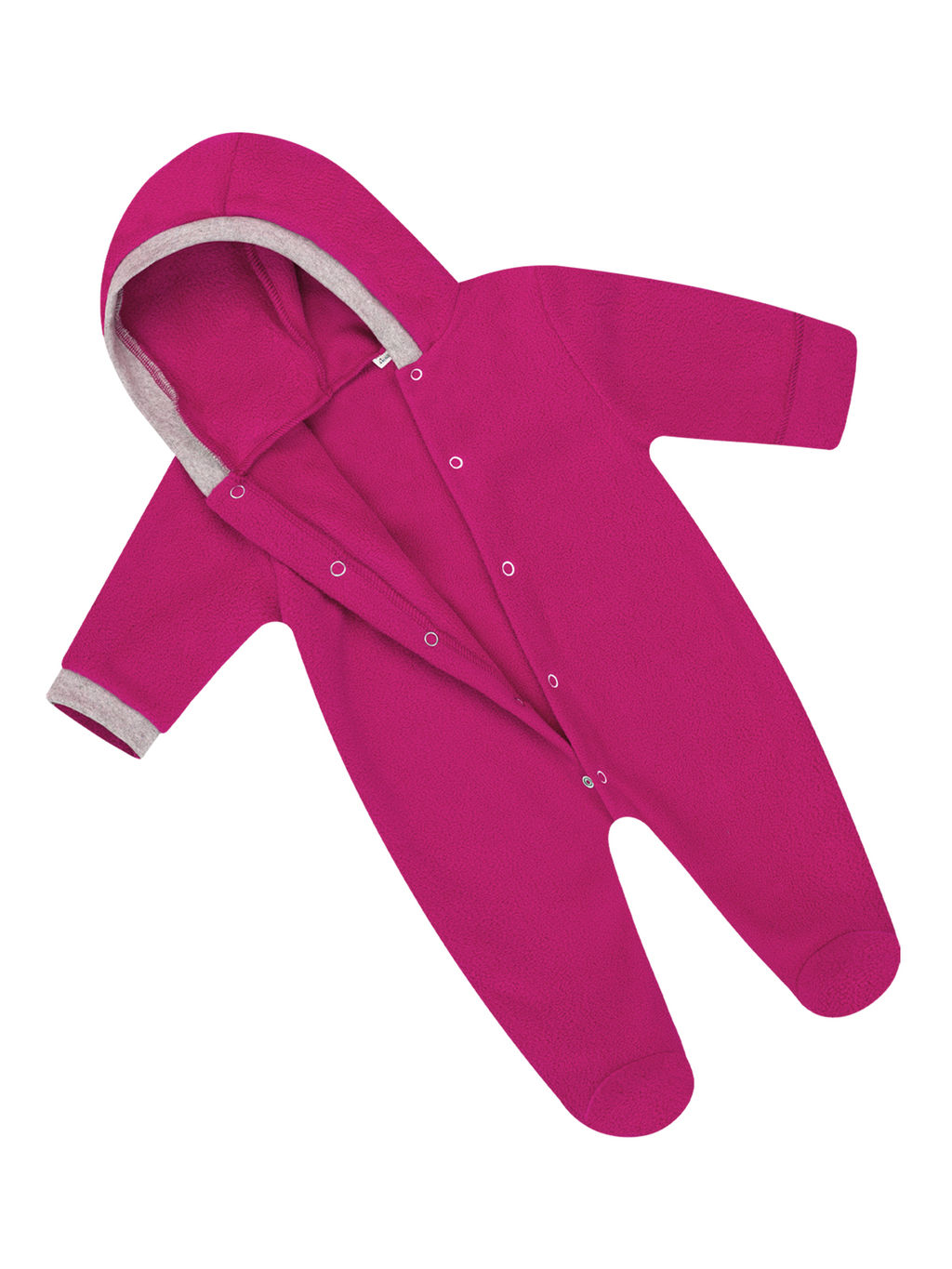 Комбинезон ясельный флисовый фуксия 263г(ш) (74, 48)