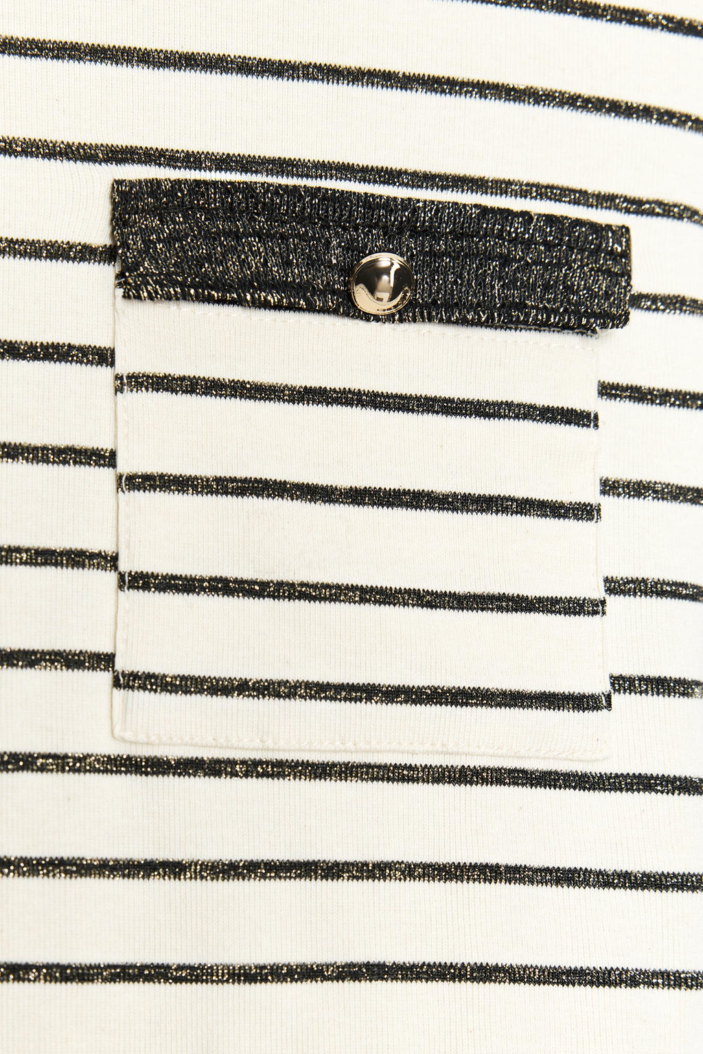 METALLIC THREAD CHUNKY KNIT T-SHIRT - Zara фото 7