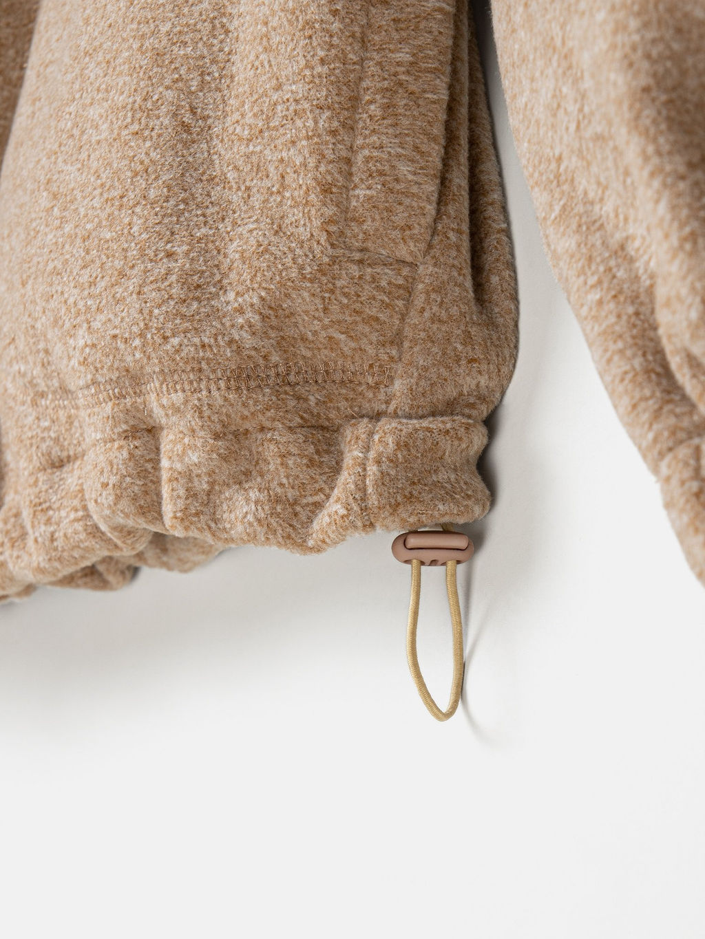 Олимпийка флисовая Бежевый меланж 7+ - Bungly фото 9