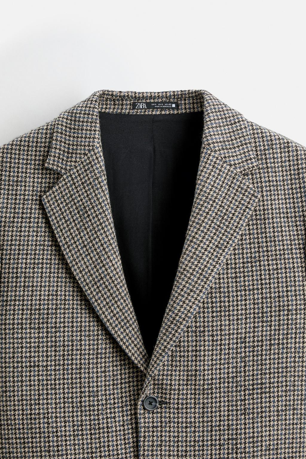 HOUNDSTOOTH BLAZER - Zara фото 8