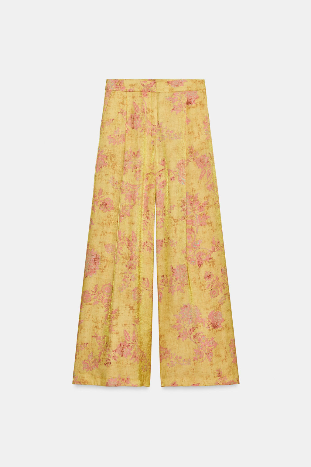 PANTAL?N PALAZZO ESTAMPADO / Multicolor - Zara фото 3