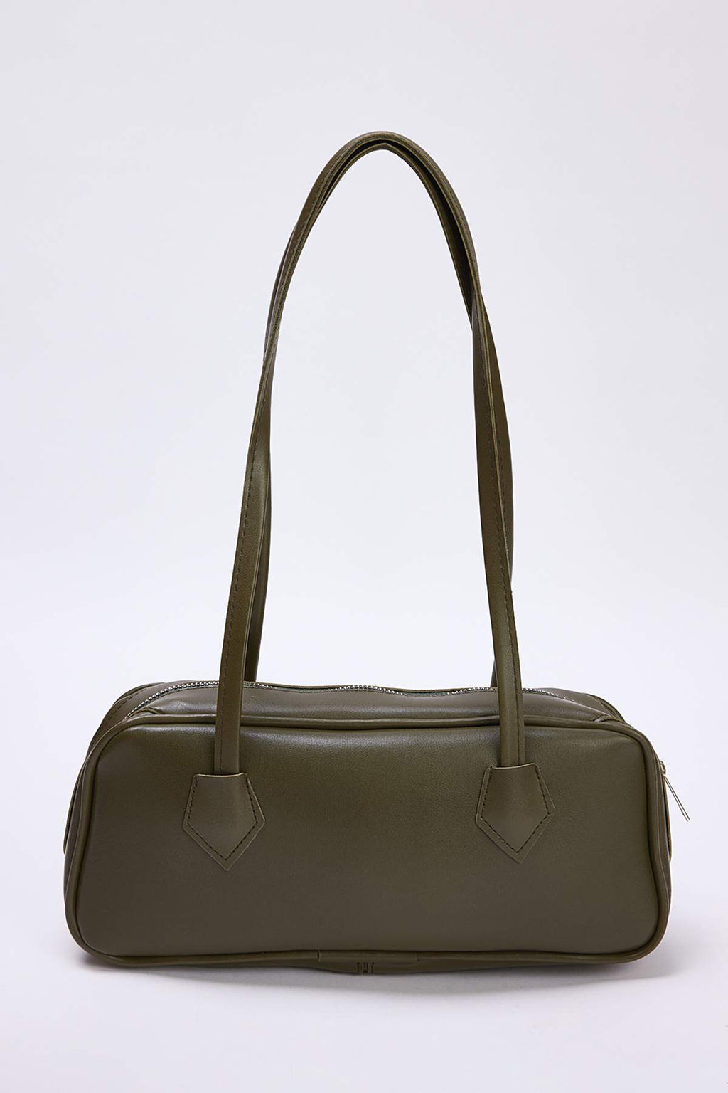 Haki Charm Detayl? Kad?n Orta Boy Mini Bowling Omuz Canta TAKSS25OC00021