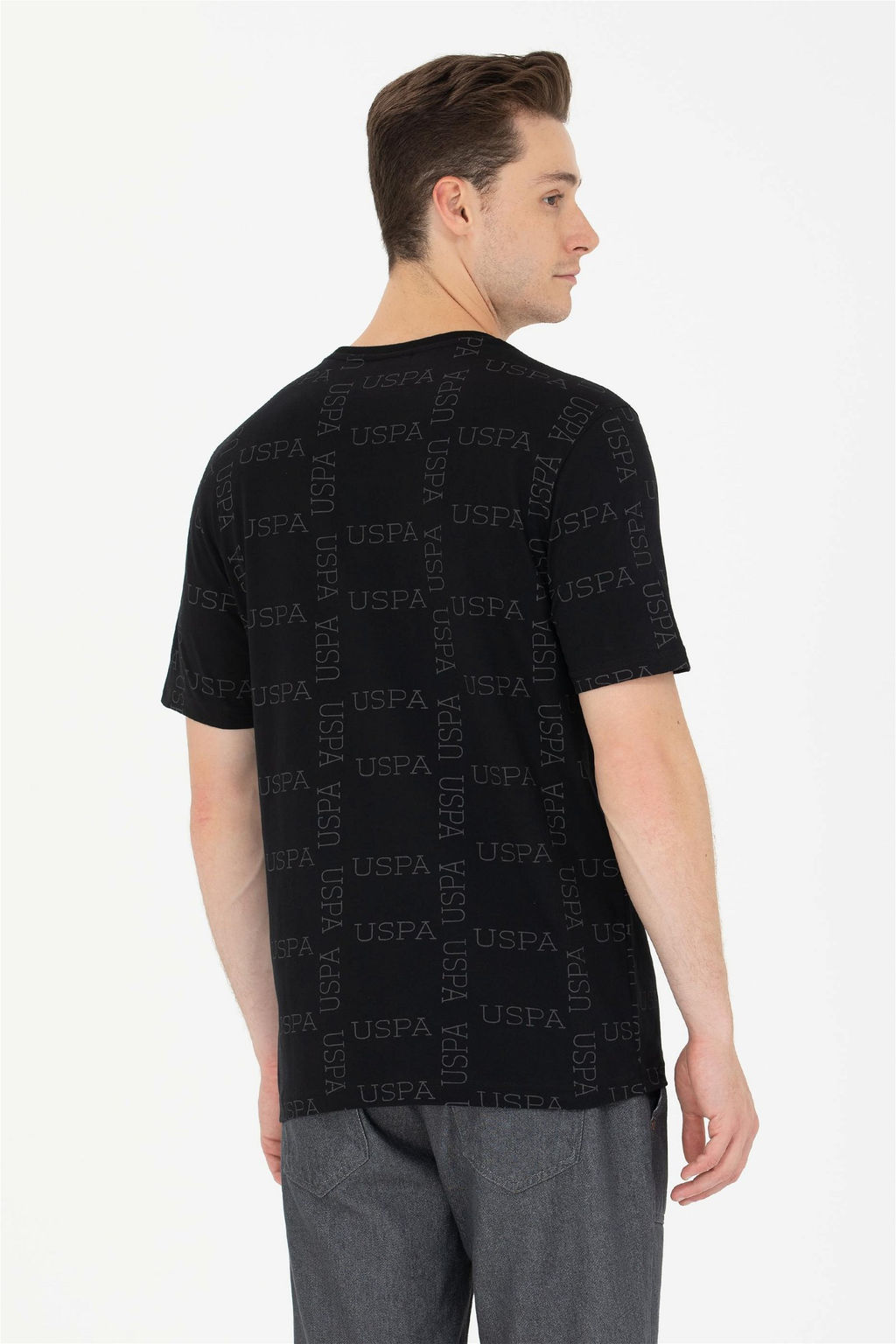 Мужская черная футболка с круглым вырезом Неожиданная скидка в корзине - U.s. polo assn фото 5