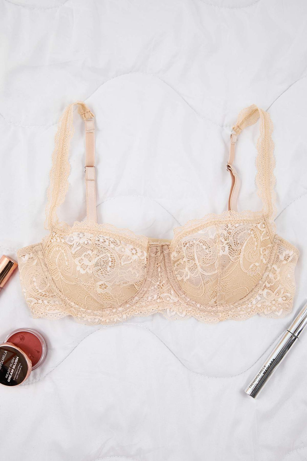 Ten Dantel Ajurlu/Delikli Kapl? Ask?l? Balconette Orme Sutyen THMSS25SU00017