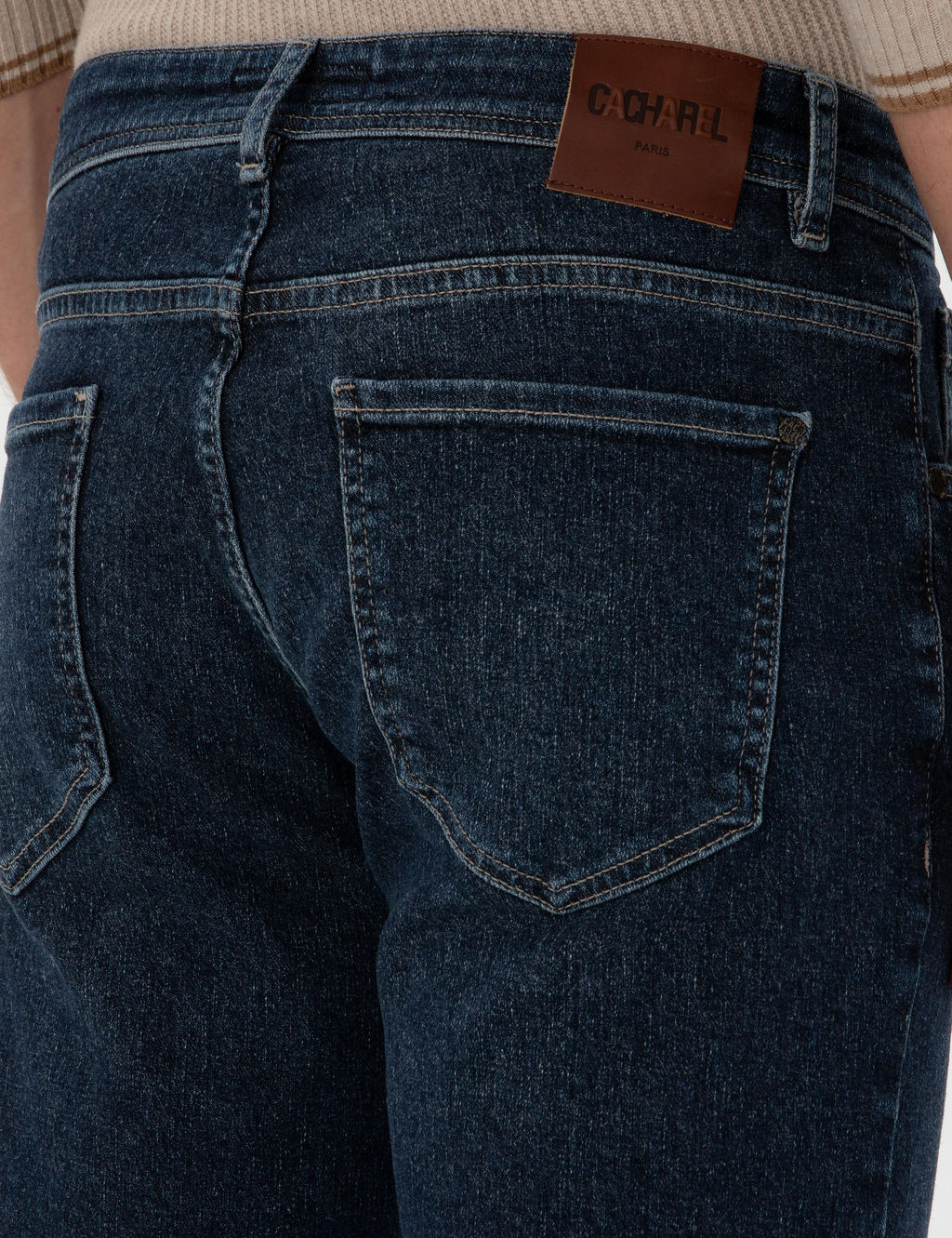 _ndigo Slim Fit Pamuk Kar___ml_ Jean Pantolon