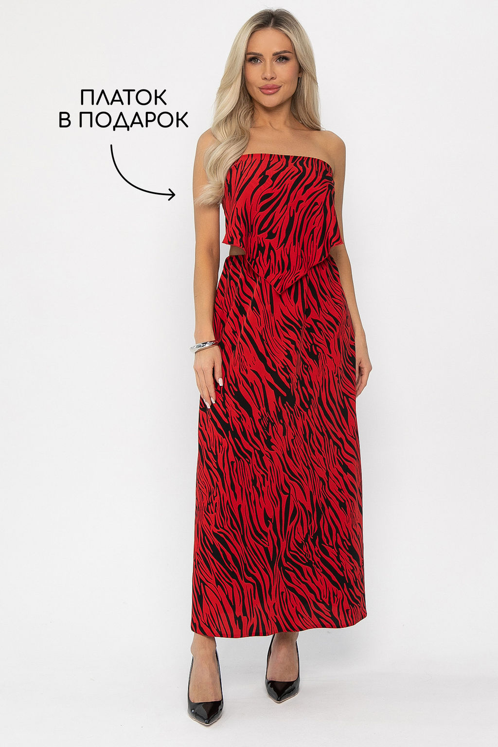 Юбка Лантана (красная) Ю13742-6М - Lt collection фото 2