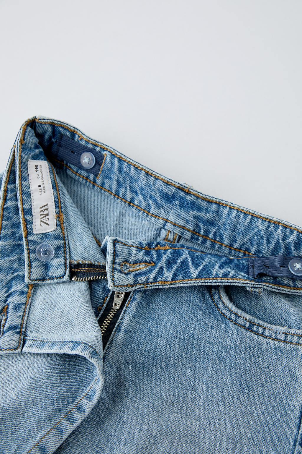 DENIM BERMUDA SKORT - Zara фото 10