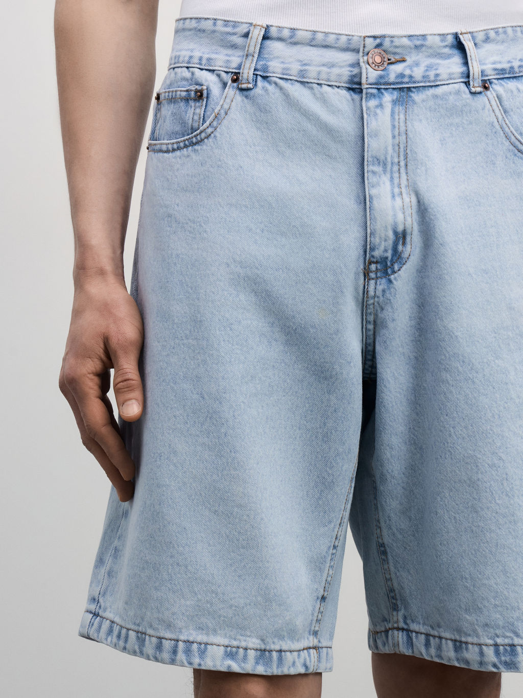 Джинсовые шорты прямые / Zarina  фото 6