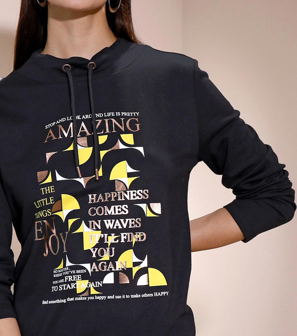 Худи, черно-желтое - Heine фото 5