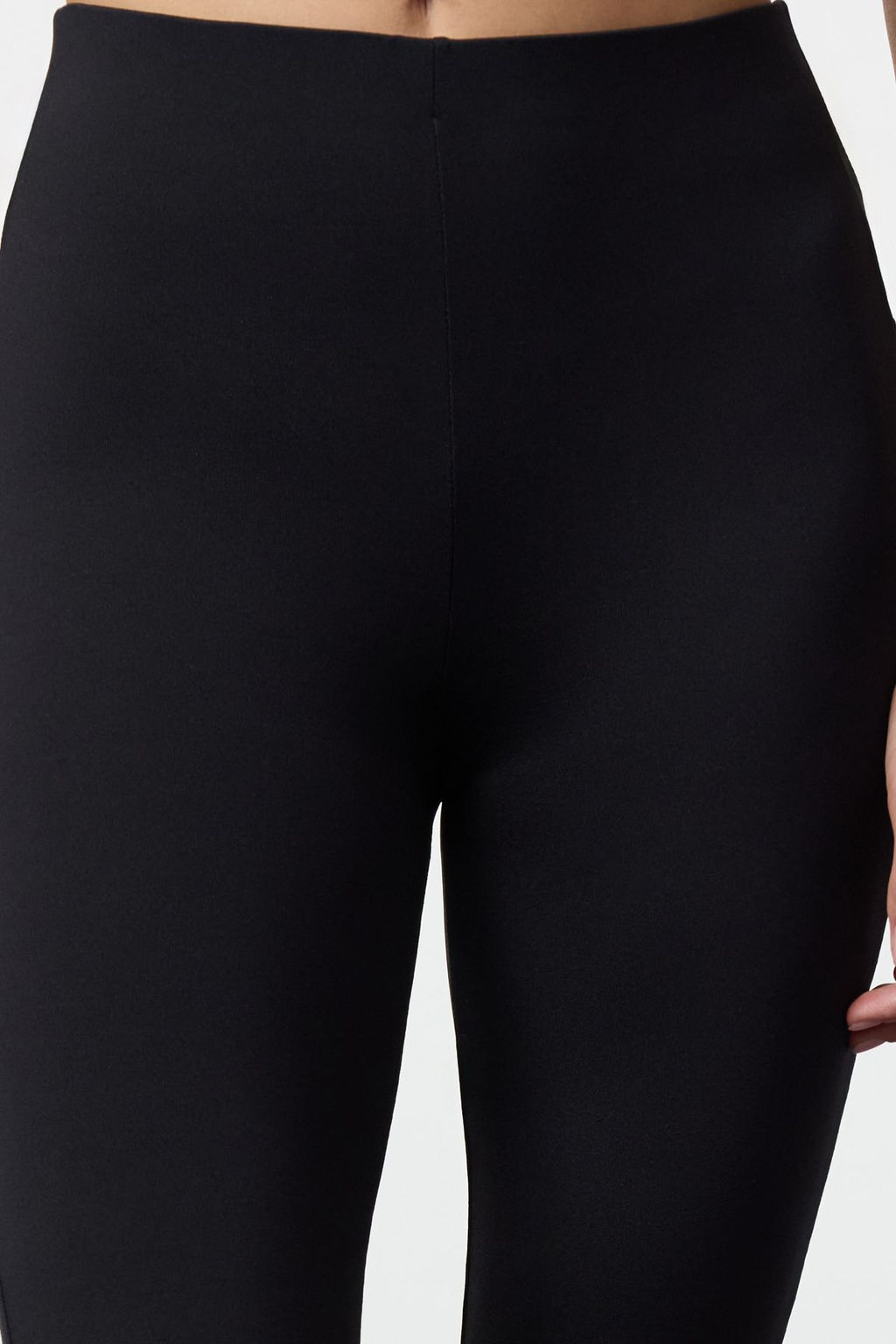TRENDYOLMILLA Siyah %100 Poliamid Yuksek Bel Super Esnek Pantolon TWOAW25PL00055  фото 3