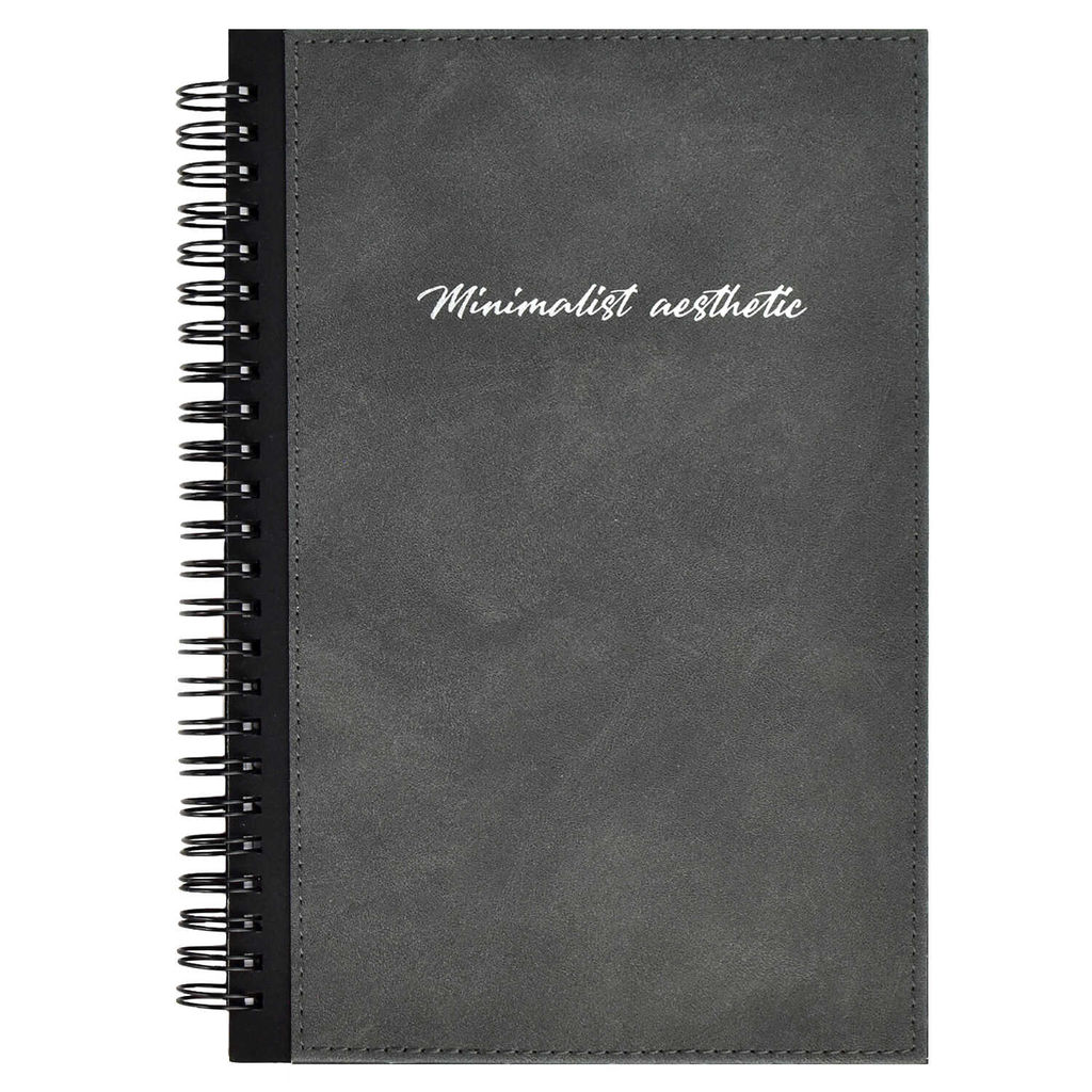 Записная книжка ESCALADA, А5, 96 л., арт. 67699/ 15 НУБУК СЕРЫЙ