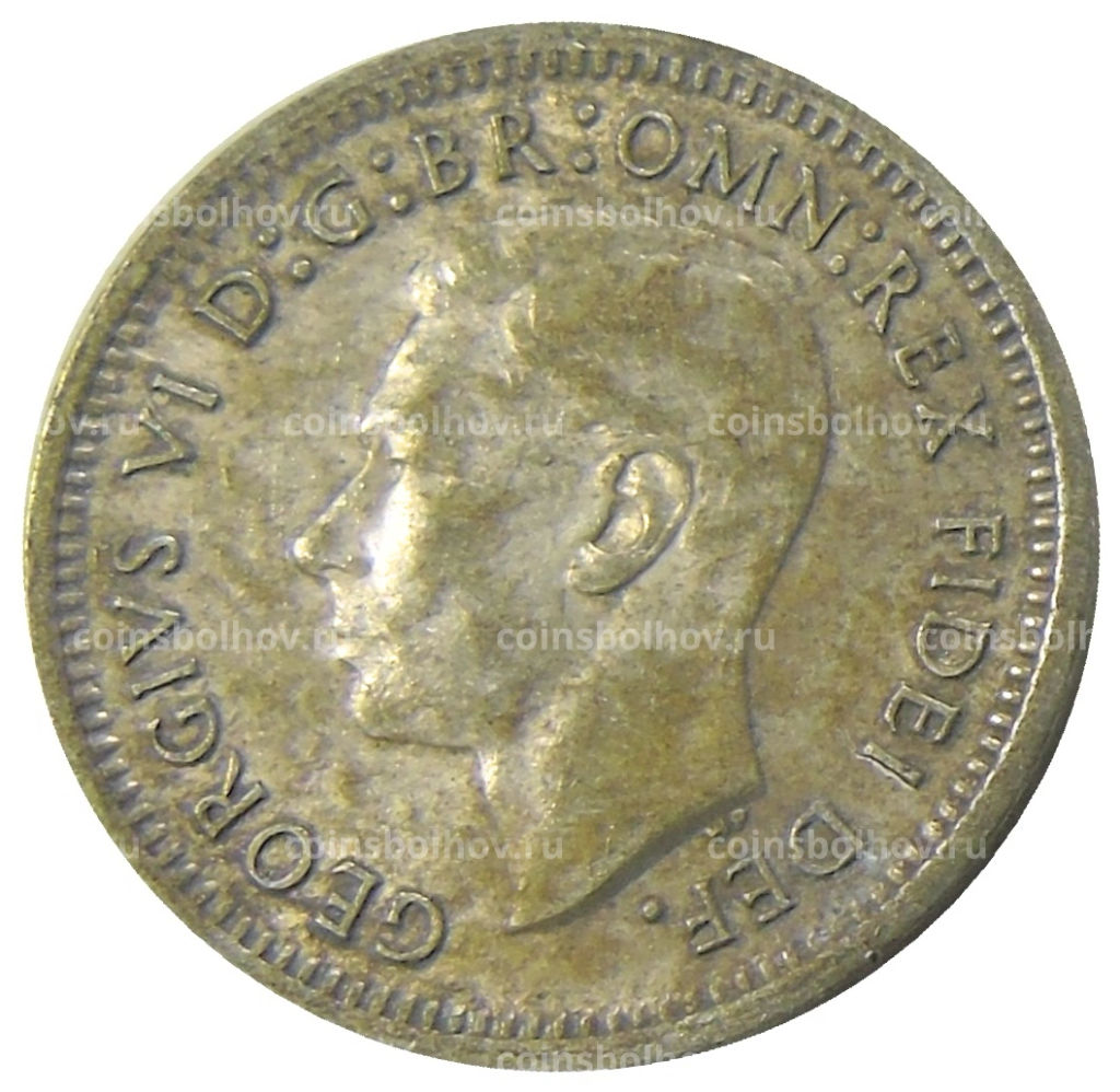 3 пенса 1951 года Австралия