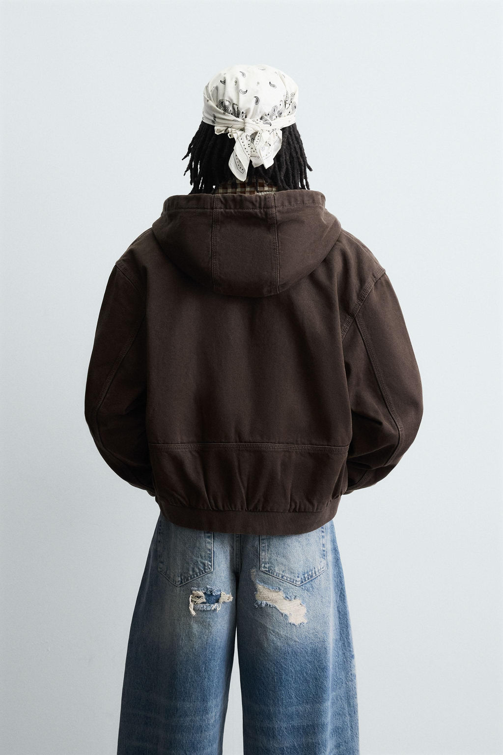 QUILTED HOODED JACKET - Zara фото 3