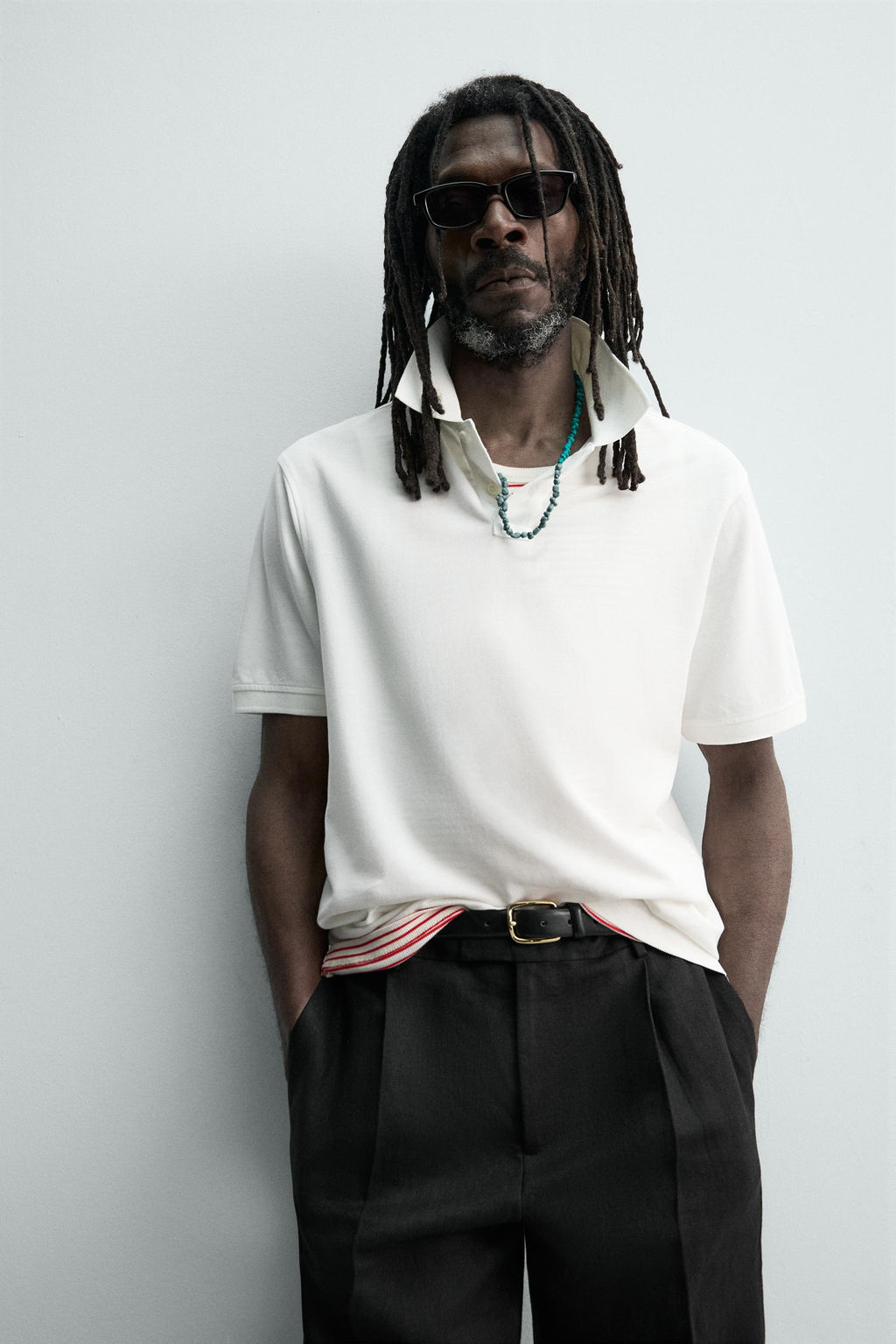 POLO PIQU? LAVADO AARON LEVINE X ZARA / Crudo  фото 6