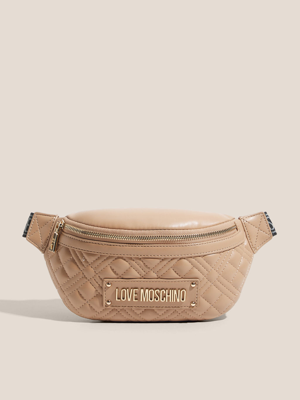 Женская поясная сумка LOVE MOSCHINO QUILTED BAG Артикул 4643908, темно-бежевый