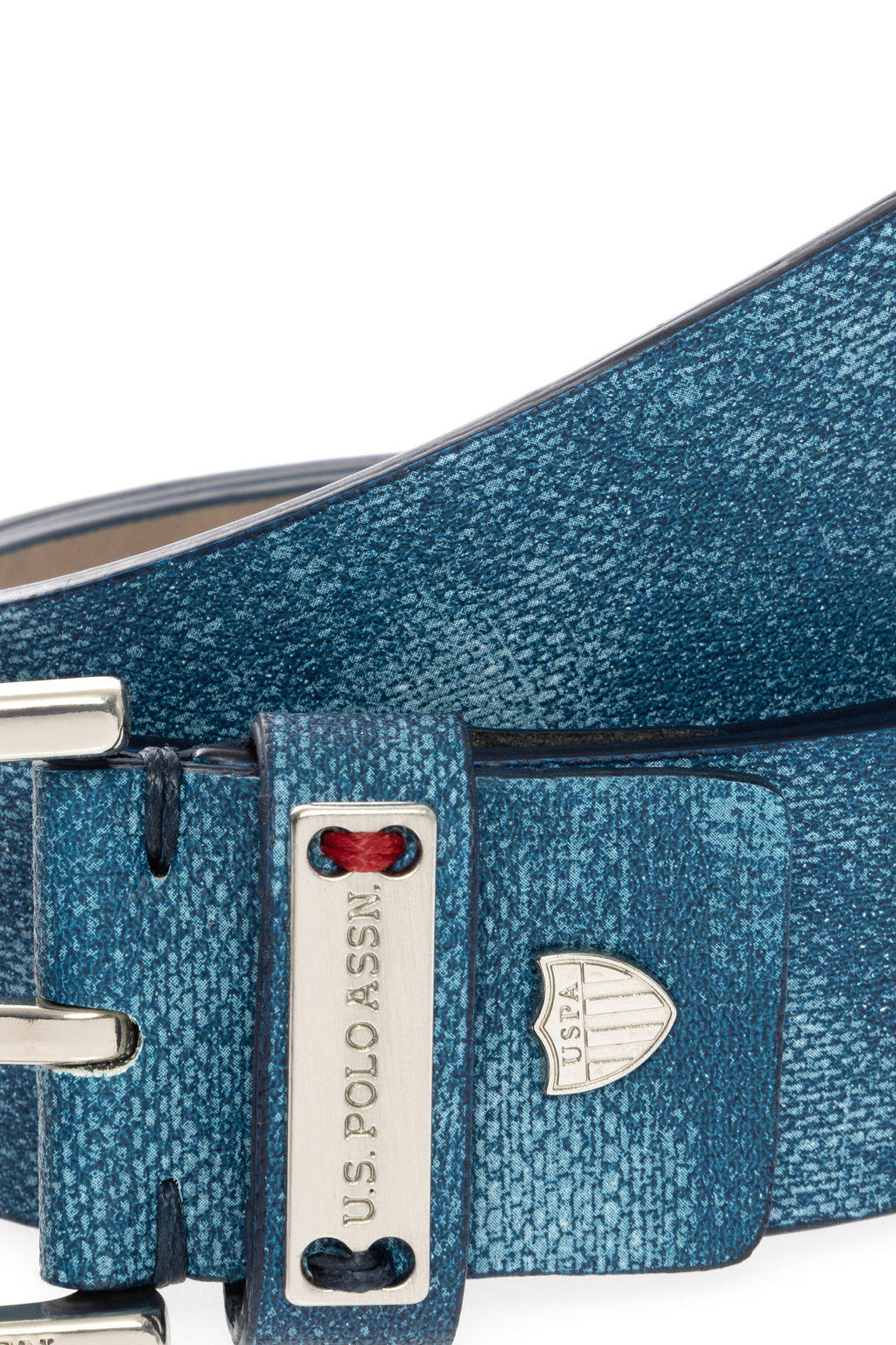 Мужской ремень цвета индиго Неожиданная скидка в корзине - U.s. polo assn фото 4