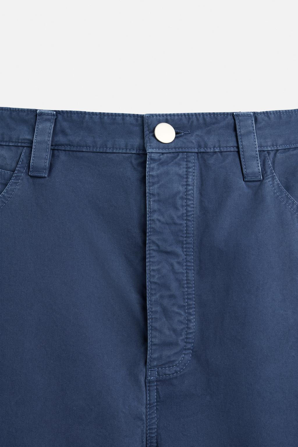 WASHED STRAIGHT-LEG TROUSERS - Zara фото 9