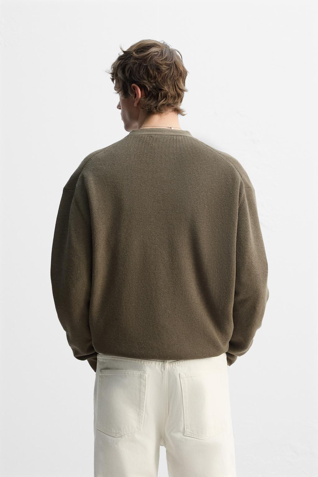 COTTON BLEND CARDIGAN - Zara фото 3