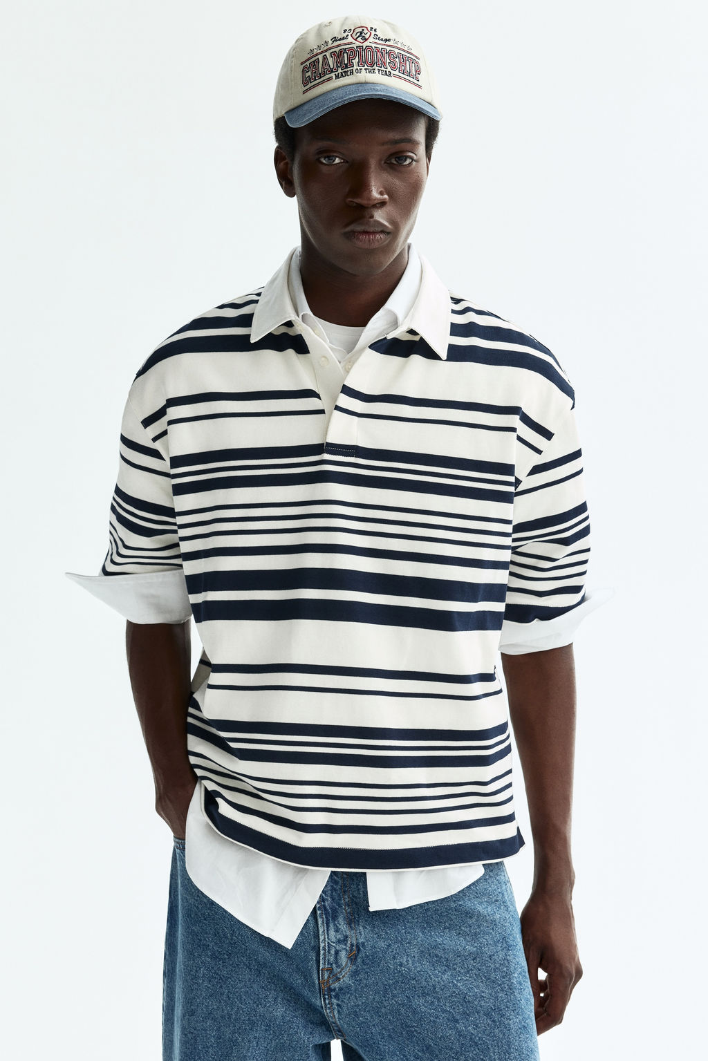 Polo de algod?n Loose Fit - H&m фото 3
