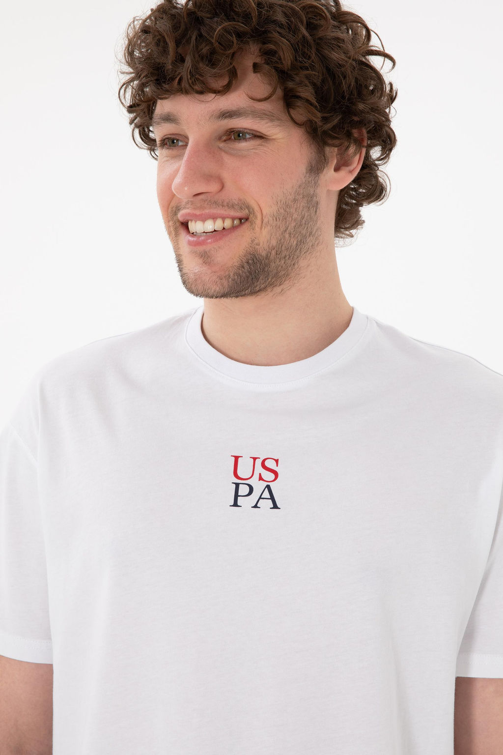 Erkek Comfort Fit Bisiklet Yaka Beyaz Ti__rt Sepette S_rpriz _ndirim - U.s. polo assn фото 3