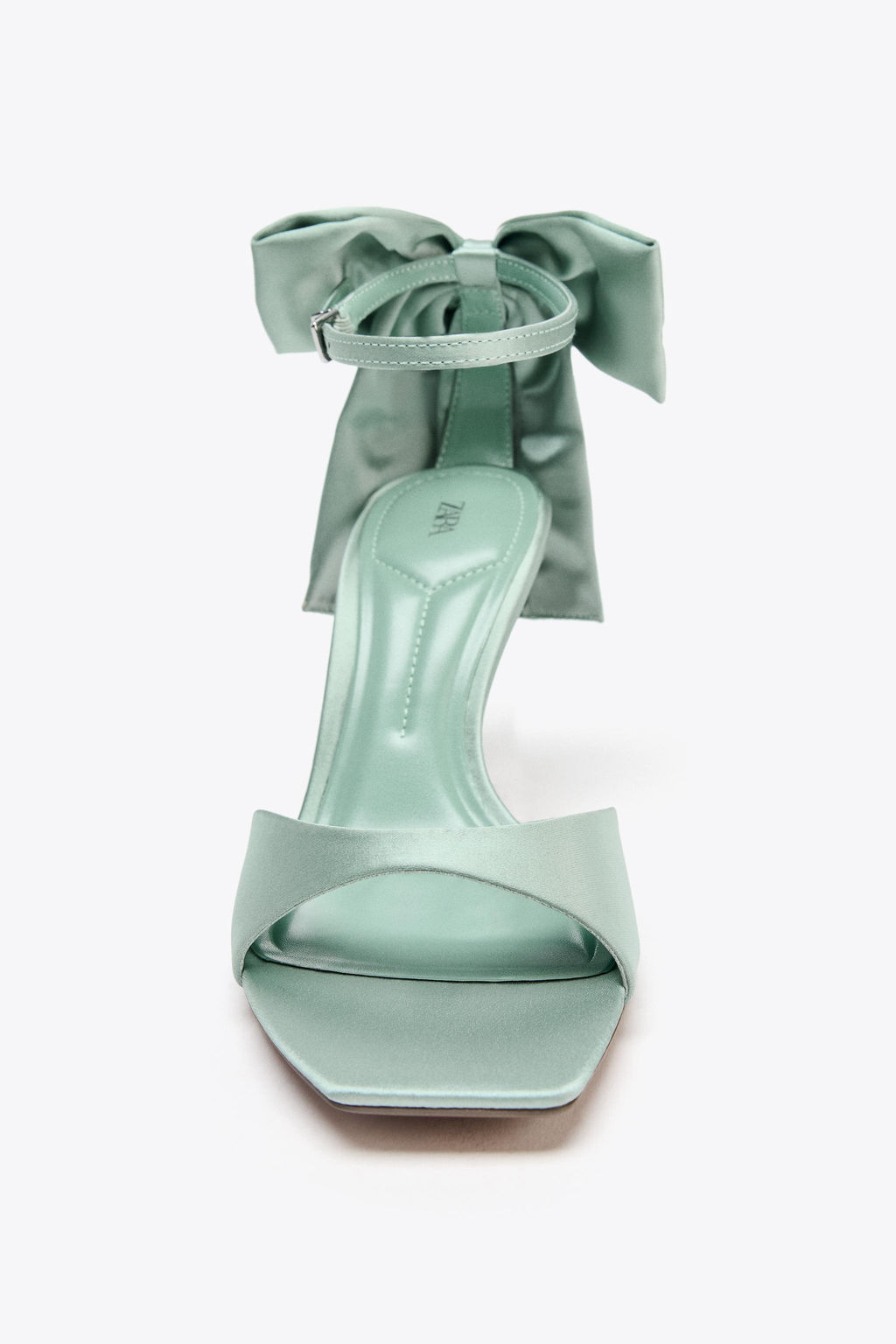 MAXI BOW HEELED SANDALS - Zara фото 5