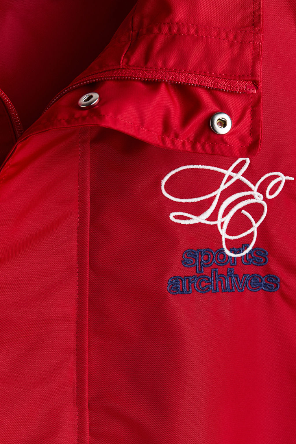 Chaqueta de ch?ndal bordada en nailon Loose Fit - H&m фото 8