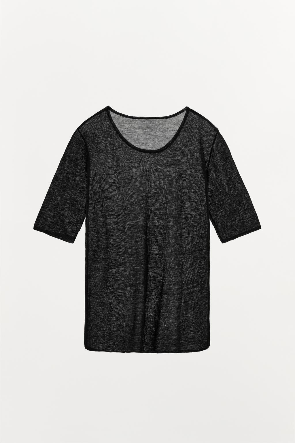 100% WOOL T-SHIRT - Zara фото 15