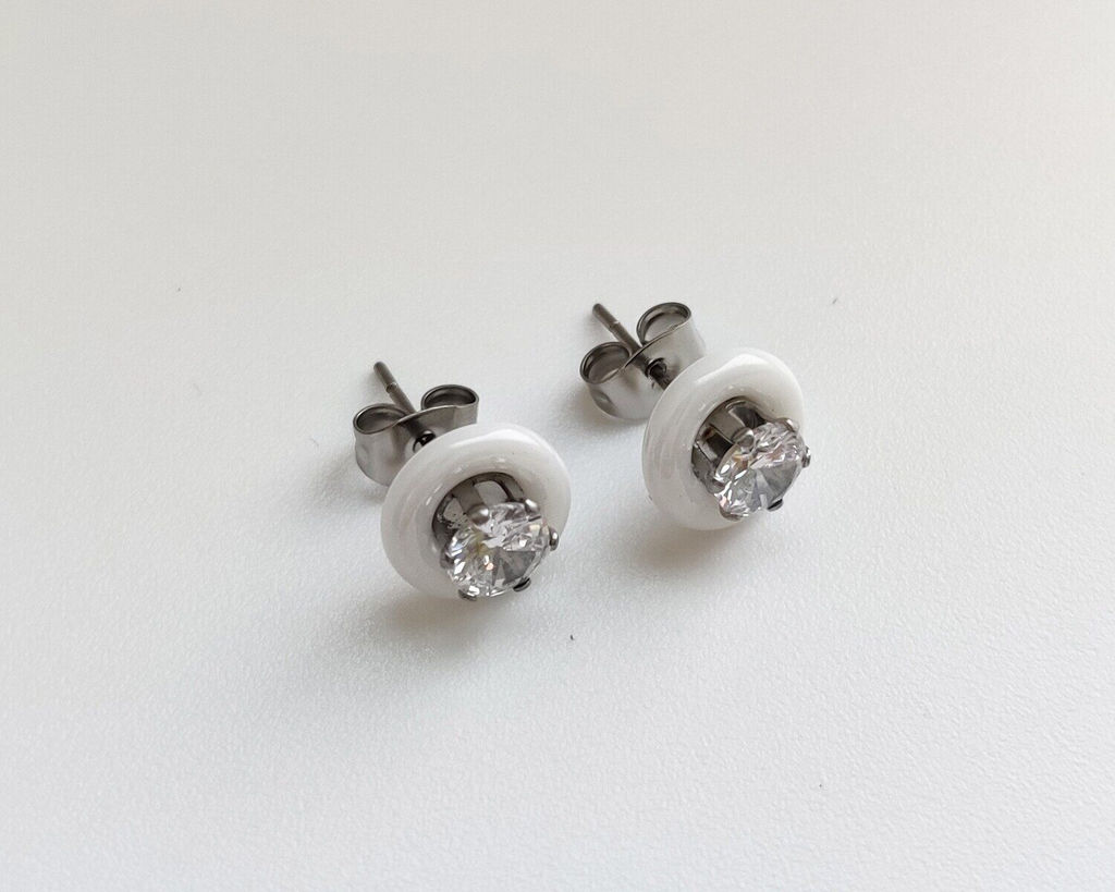 Серьги с керамикой