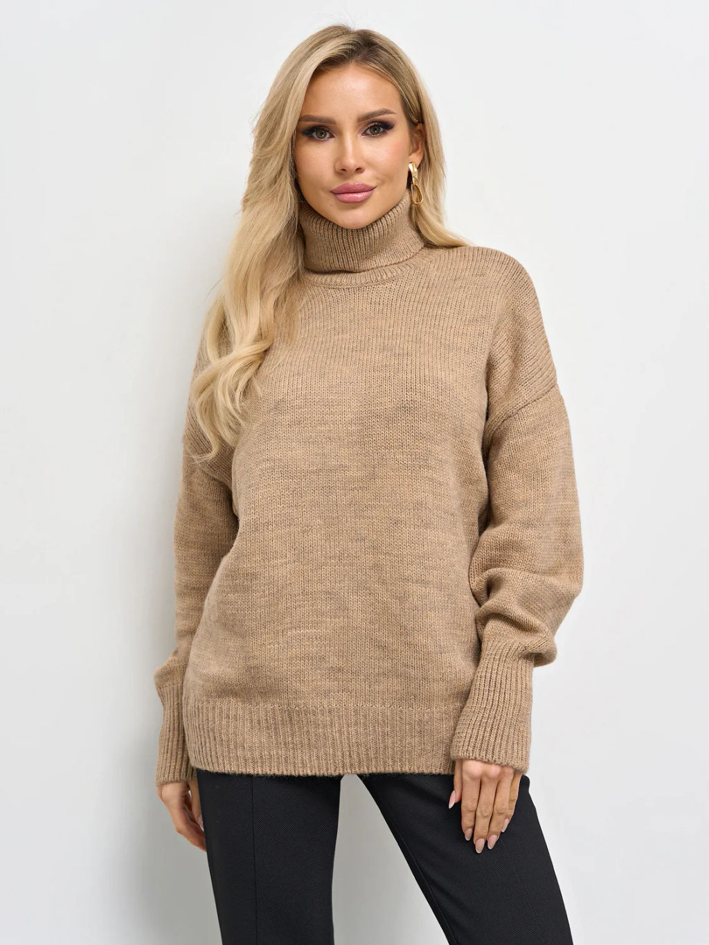 JETTY Джемпер вязаный свитер с горлом  фото 36