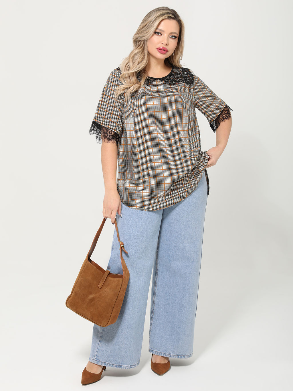 Блузка 0220-3 медово-бежевый