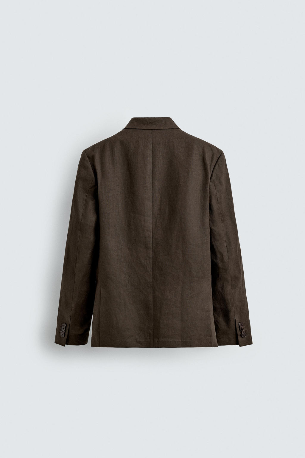 BLAZER TRAJE 100% LINO / Marr?n oscuro - Zara фото 9