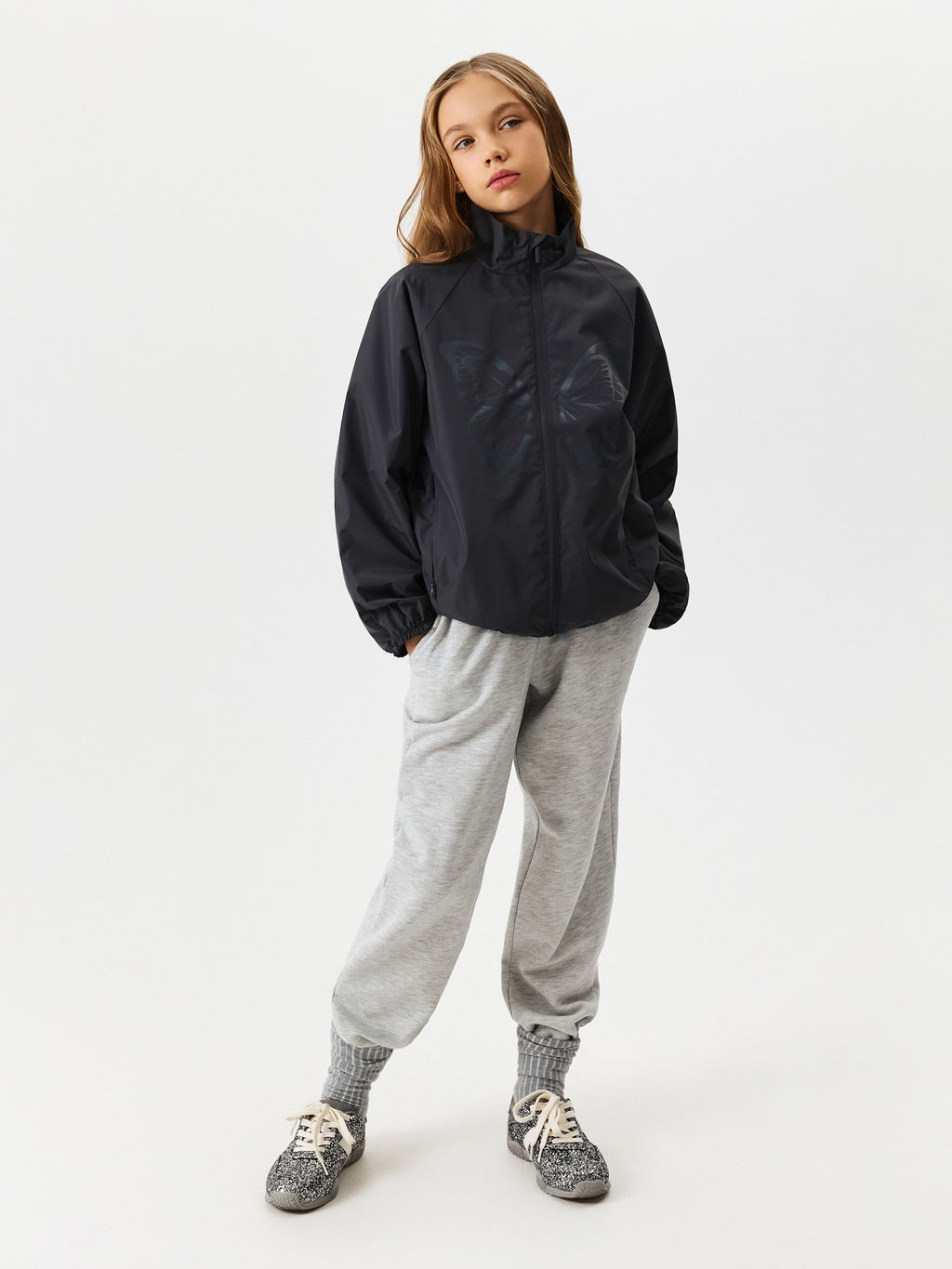 ACOOLA / Куртка детская для девочек Marlen темно-серый  фото 4