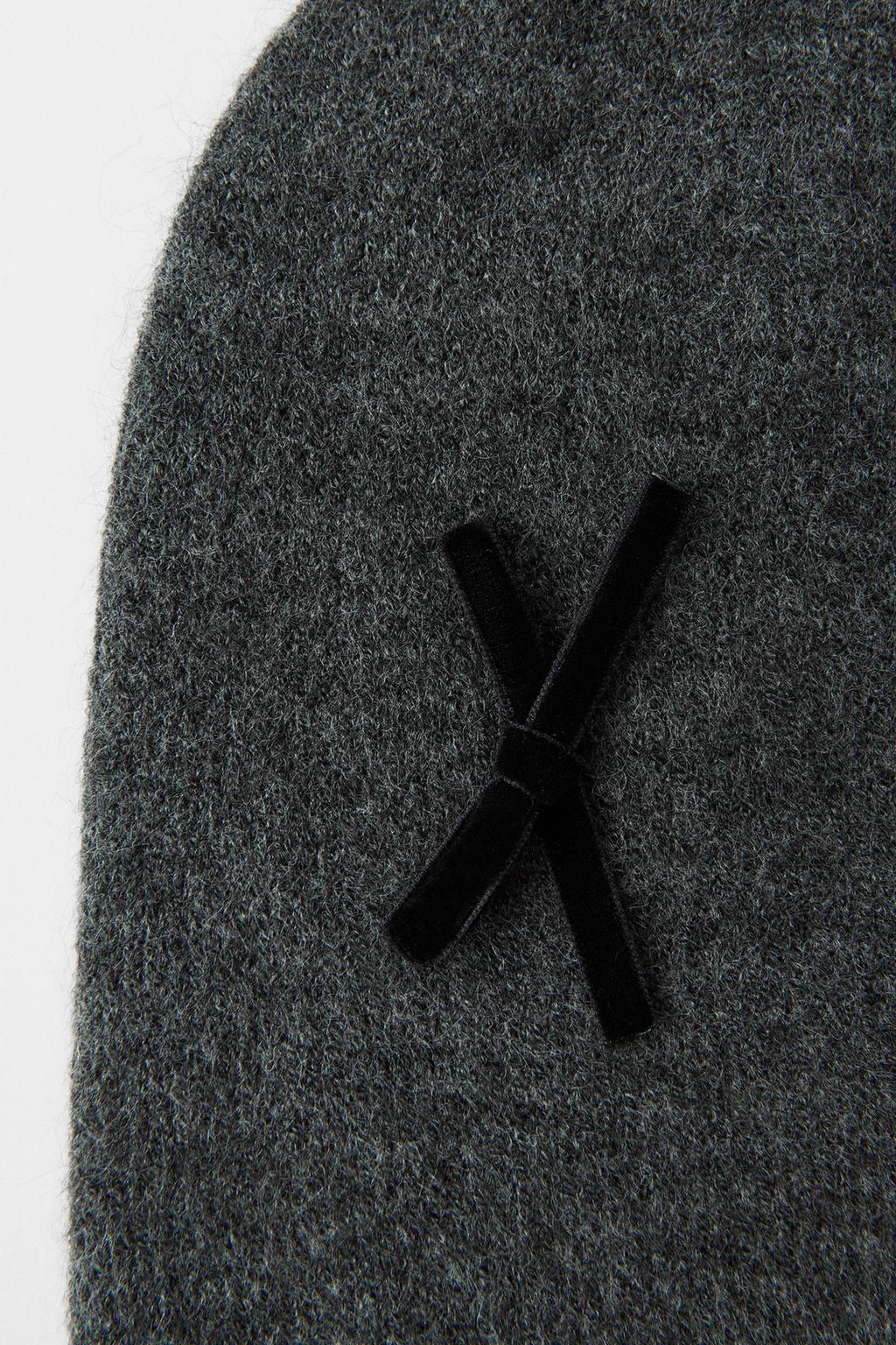 BOW DETAIL KNIT BEANIE - Zara фото 5