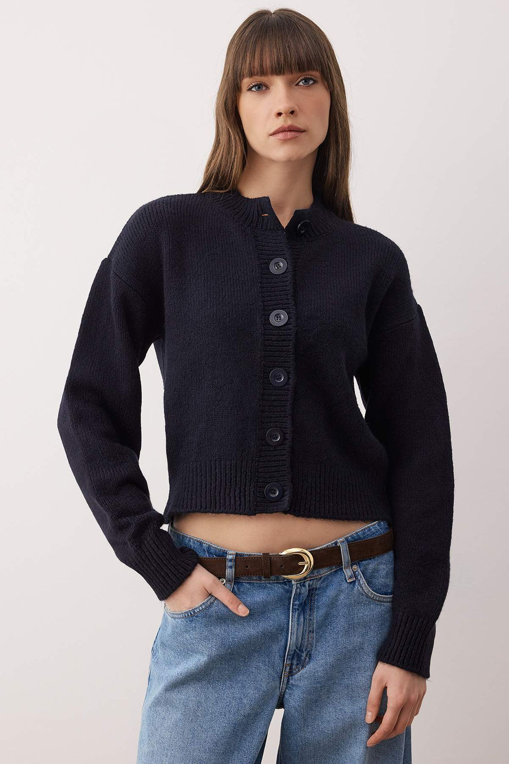 TRENDYOLMILLA Siyah-Antrasit Yumusak Dokulu 2li Paket Triko H?rka TWOAW25HI00352  фото 15