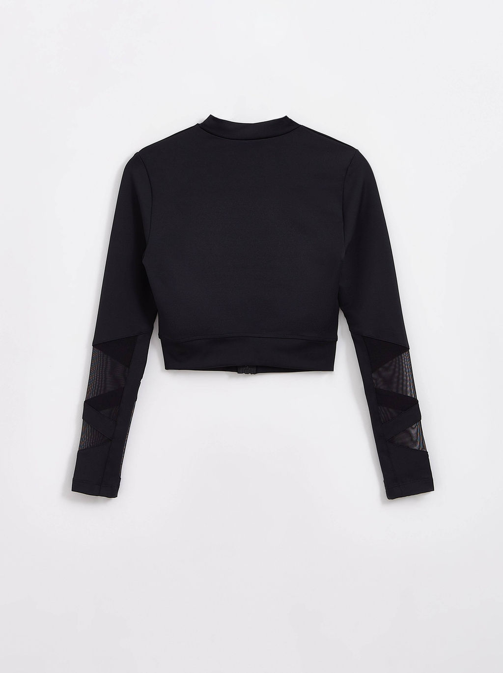 CONTE Укороченный спортивный джемпер на молнии DOUBLE CONTE SPORT LJ 2274 black - Conte elegant фото 3